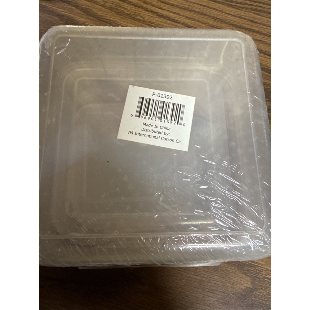 VMI Storage Container 6-Piece Set BPA Free Microwave Freezer Safe Quick Click - Picture 4 of 4